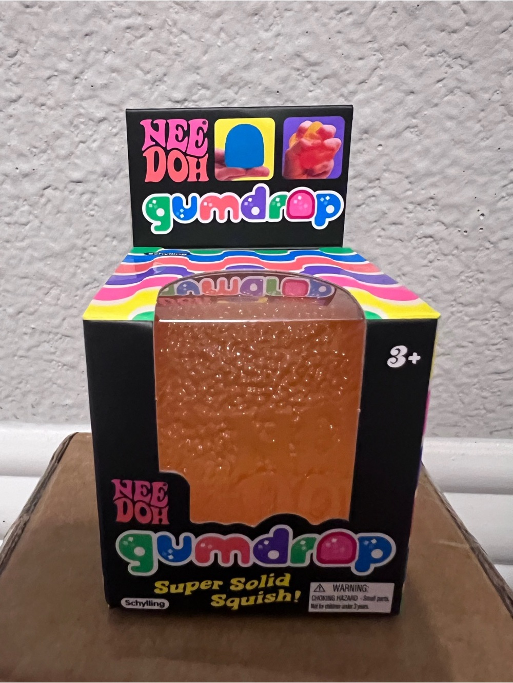 Authentic NeeDoh Gumdrop — Orange 🍊